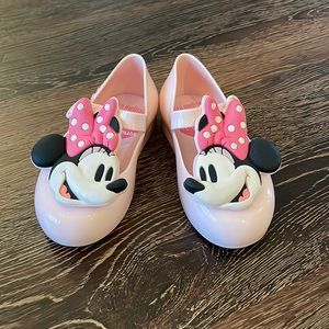 Mini Melissa Pink Disney Minnie Mouse Kids Shoes